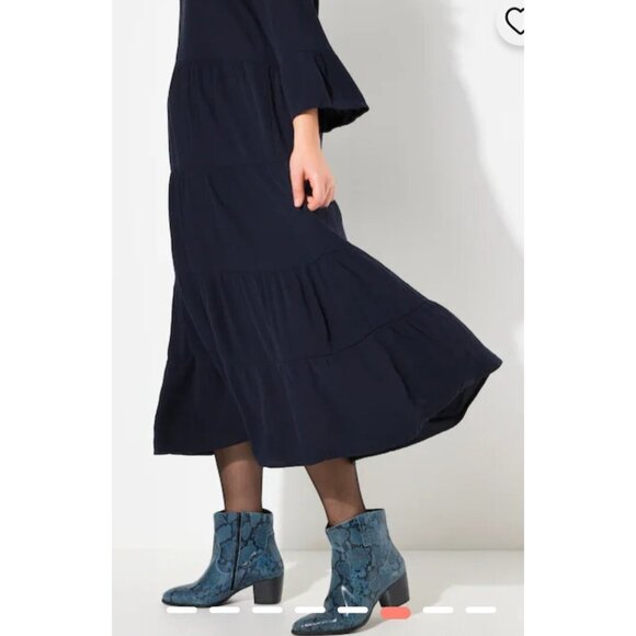 J.Jill Split Neck 3/4 Sleeve A-Line Dress Size XL tall - Picture 6 of 14